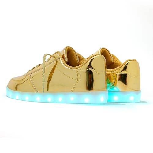 Image of Unisex LED Shoes - Fashion Light Up Sneakers, Breathable USB Charging Glowing Luminous LED Shoes for Men Women