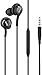 SAMSUNG AKG Wired Earbuds Original USB Type C in-Ear Earbud Headphones with Remote & Microphone for Music, Phone Calls, Work - Noise Isolating Deep Bass, Includes Velvet Carrying Pouch - Black