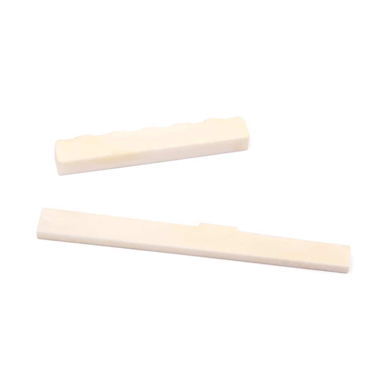 Abaodam Cattle Bone Guitar Classical Oxen Bone Upper and Lower Pillow Arch Shape for 6-string Guitar Dj05/06 Guitar Accessories