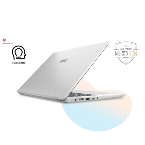 Image of MSI Modern 14, Intel 13th Gen. i5-1334U, 36CM FHD 60Hz Bussiness Laptop (16GB /512GB NVMe SSD /Windows 11 Home /MSO 24 + M365 /Intel Iris Xe Graphics, Urban Silver /1.4Kg) C13M-117IN