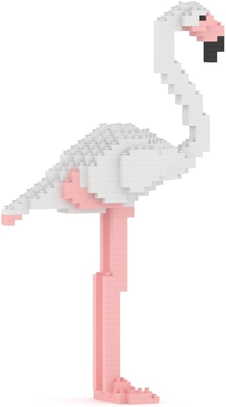 Side view of the assembled JEKCA Flamingo 01S-M01 model