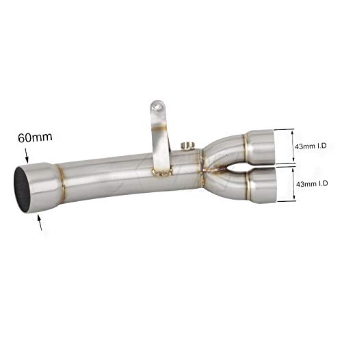 Kyn For Honda Cbr1000Rr 2017-2019, Cbr1000 Rr Abs 2017-2019, Cbr 1000 Rr Sp/Sp2 2017 2018 2019 Motorcycle Exhaust Muffler Mid Link Pipe #TOP1