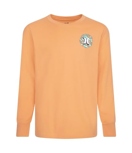Hurley Boys' Shark Warp Long Sleeve Tee (Big Kid)