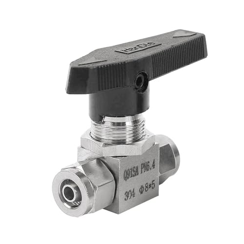Raccord rapide en acier inoxydable 304 avec vanne à boisseau sphérique 16x12 mm - 2
