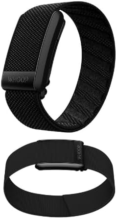 WHOOP 4.0 with 12 Month Subscription โ Wearable Health, Fitness & Activity Tracker โ Continuous Monitoring, Performance Optimization, Heart Rate Tracking and HydroKnit Bicep Band, Night Swim, Size S/M
