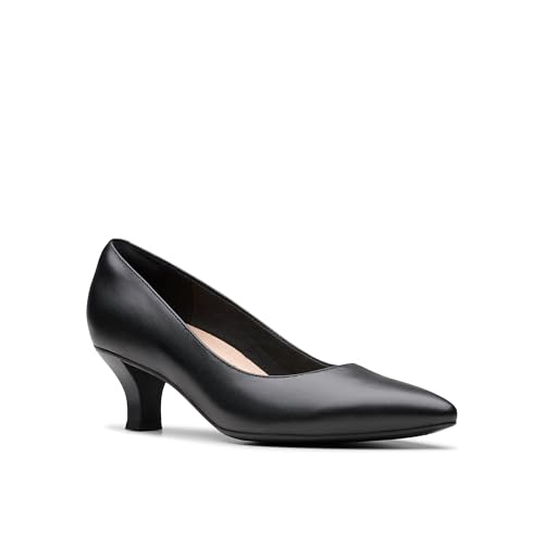 Clarks Collection Women's Kepley Vine Pump, Black Leather, 6.5 Medium US by Clarks - Image 8