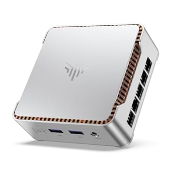 NiPoGi Essenx E2 Mini PC Twin Lake N150 (Meglio di N100/N97,3,6 GHz) W-11 Pro,16GB DDR4 512GB M.2 SSD Mini Computer Desktop 4K@60Hz Dual Display,HDMI 2.0, DP, WiFi,BT, Micro PC per Scuola, Ufficio
