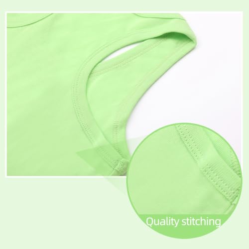 Image of Soft Undershirt Tank Top Cotton Sleeveless Shirts for Girls Or Boys