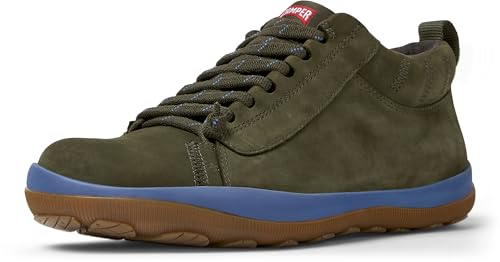 Camper Botín para hombre Peu Pista Gm K300285, color verde oscuro 046, 46 EU, Verde oscuro 046, 46 EU