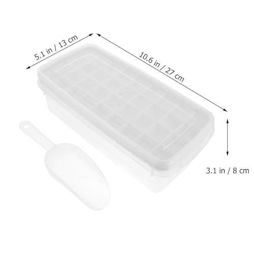 Molde de silicona para hielos grande con tapa y pala miniatura 4