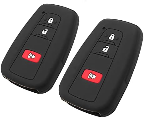 Real Leather Remote Key Fob Cover For Toyota Camry XLE XSE LE SE Corolla Avalon C-HR - Foto 3