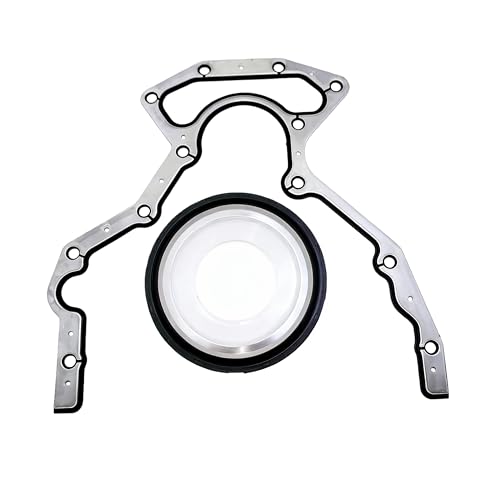 vocsvok BS40640 Rear Main Seal Kit for Hummer Chevy Silverado GMC Buick Cadillac - Fits GM 4.8L 5.3L 5.7L 6.0L LS Engines Replacement Crankshaft Seal Metal Gasket Set