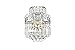 Elegant Lighting V8949W12C/RC Corona - Two Light Wall Sconce, Crystal Style Options: Clear Royal Cut