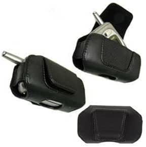 Amazon.com: Black Horizontal Deluxe Leather Case for Audiovox Vox 8610 ...