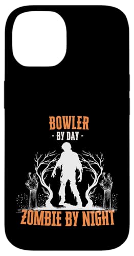 Bowler by Day Zombie by Night ʔ nEB sCȃ{EO X}zP[X iPhone 14 p