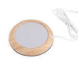 Fácil de usar: simplemente conecta el adaptador en la toma de corriente y coloca la taza en el plato de calor. El calentador de tazas funciona automáticamente.