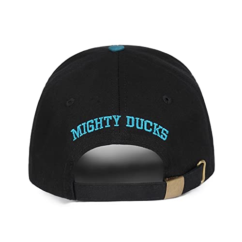 TRIVINKIN Mighty Ducks hat Men's Duck hat Hockey Cap Adjustable Snapback Baseball Hat with Embroidered Logo Size (S-XL)