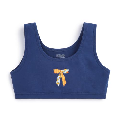Image of YouGotPlanB Cotton Sports Bra | Ages 8-16 Years | U-Shaped Style | Non-Padded, Double-Layered for Coverage
