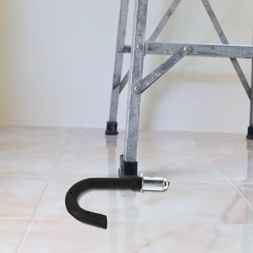 Gancho de acero inoxidable para escalera telescópica y áticos 7