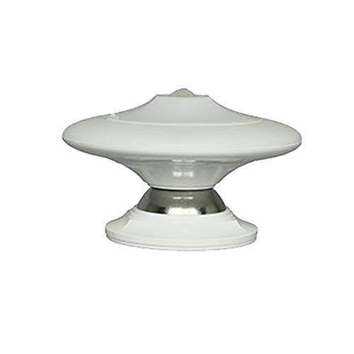 Finduat [30 LED] USB Rechargeable Motion Sensor Night Light, UFO LED Infrared Human Body Induction Lamp 360 Degree Rotation Intelligent Creative Night Light Lamp Wall Lamp(Warm White)