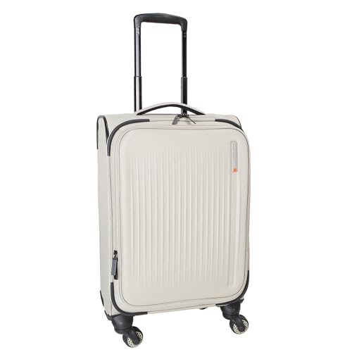 Sharper Image Odyssey 21.5 Expandable 8-Wheel Spinner Carry On Luggage Suitcase Abbey Stone