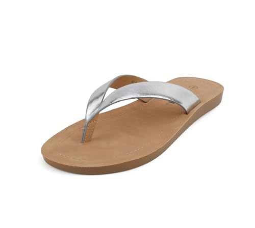Image of Soda Shoes Women Flip Flops Basic Plain Slippers Thongs Sandals Strap Casual Beach Ella-S