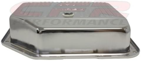 Compatible/Replacement for Chevy/GM Turbo TH-350 Steel Transmission Pan (Deep Sump) - Chrome