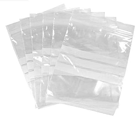 Sachet zip 120 x 180 mm évitez les erreurs de tri avec zone d'écriture