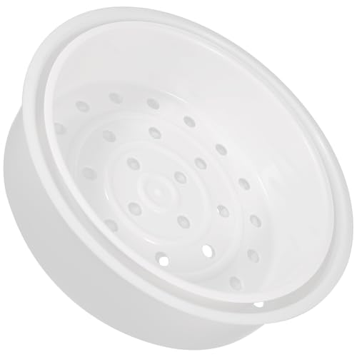 SOLUSTRE 2個 炊飯器用蒸し器バスケット 対応 プラスチック製 蒸し調理ラック 食品グレード 軽量コンパクト 蒸し料理用キッチンアクセサリー