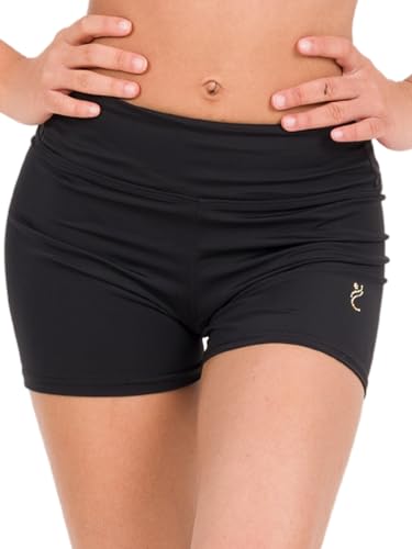 Image of IKAANYA Girls or Women Snug Fit Micro Shorts for Gymnastics, Dance, Sports or Fitness