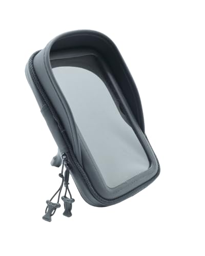 OJ Porta Smartphone HOLDER SUN da Moto con Parasole, Touch Screen 6,3 Pollici, Supporto Impermeabile Rotante 360°, 10x18x3 cm