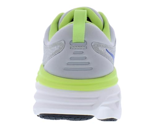 HOKA Bondi 8 Mens Shoes Size 9.5, Color: Stardust/Lettuce