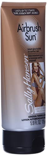 Image of Sally Hansen Airbrush Legs Tanning Lotion, Light to Medium | Gradual Tan | 5.9 Oz | Pack of 2