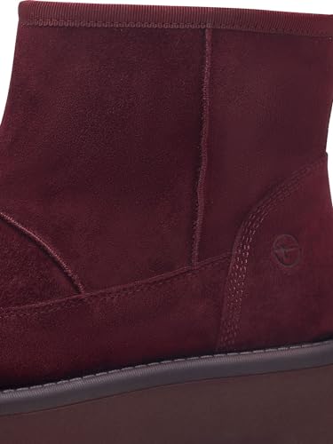 Tamaris Damen Warmfutter Stiefel Leder Wechselfußbett; MERLOT, EU 38 – Ansicht 7