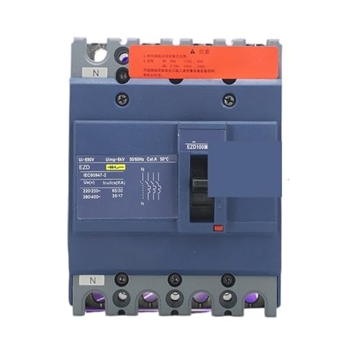 Disjoncteur boîtier moulé EZD100M 60A 4P 3T pour protection réseau électrique