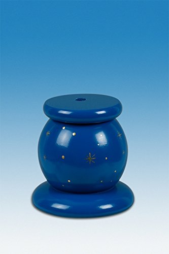 Ange de Noël Erzgebirge authentique Rudolphs Schatzkiste cadeau bois bleu