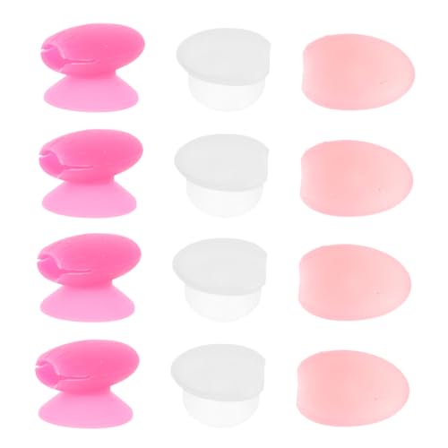 Gogogmee Silicone Lip Brush Anti-lost Cover Makeup Brush Head Cap for Travel Family School