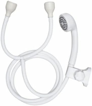 Khanary Portable Double Tap Push On Hand Held Shower Head & Hose Bath Sink Hairdresser Pet Hose Fitting 1.9 Meter