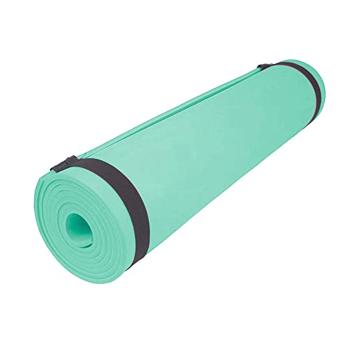 The Secret Home - Esterilla de Goma Eva - Largo. 180 cm x Ancho. 50 cm - Color Verde - Alfombra Protectora de Suelo, Gimnasio, Fitness, Colchoneta para Camping Cover