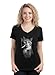 Funny Smoking Cat Meme T-Shirt, Stupid Brainrot Gen Z Weird Cursed Humor Tee for Women - (Vneck,2XL)