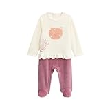 75% coton, 25% polyester Petit Béguin - Pyjama bébé en Velours Matcha