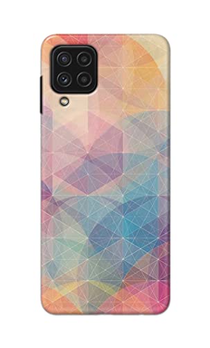 Image of Printed Hard Back Cover Case for Samsung Galaxy A22 4G Back Cover (Crumpled Paper Design) -1803