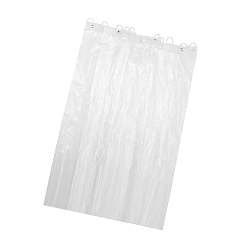 Alipis Transparent Shower Curtain Liner Magnetic Bathroom Curtain for Hotel Use and Soft Material Quick Drying for Home Decoration