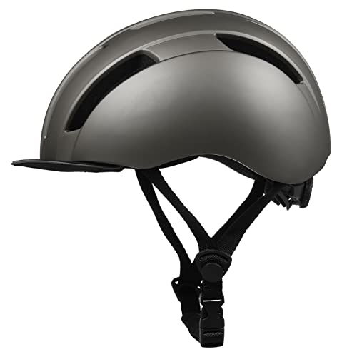 Casco da Bicicletta Multi-sport da Bici per Adulti Caschi da Bici Bambini Giovani e donna grigio