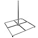 Produktbild Premium X SAT Balkonständer 4X 50x50cm Stahl verzinkt 1m Mast 42mm Flachdachständer Ständer Halterung für Satelliten-Schüssel