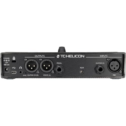 TC Helicon PLAY ACOUSTIC 3-Button Vocal and Acoustic Guitar Effects Stompbox with BodyRez and Looping