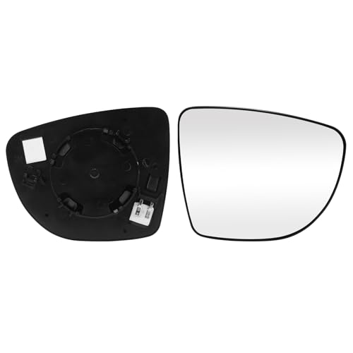 TTCR-II Compatible avec Verre Rétroviseur Renault Clio IV/Captur/Zoe 2012-2020, Côté Passager Verre Miroir Chauffant Remplacer Nissan Micra 2017-2021,...