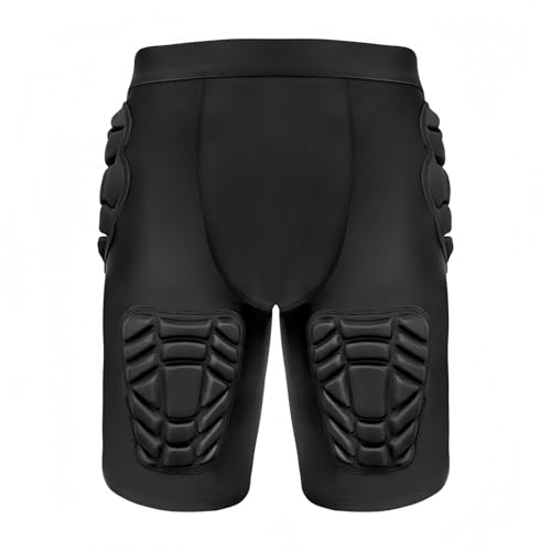 Topeter Padded Compression Undershorts with Hip, Thigh, Tailbone Pads, Impact Protective Football Girdle XL by Topeter - Image 2