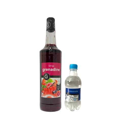 Lot Sirope Gilbert & Limonada:Sirope Gilbert Granadina 1L - Limonada Gilbert (12x33cl)