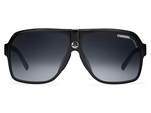 Carrera Men's 33 Square Sunglasses, Black, 62mm,11mm + 1